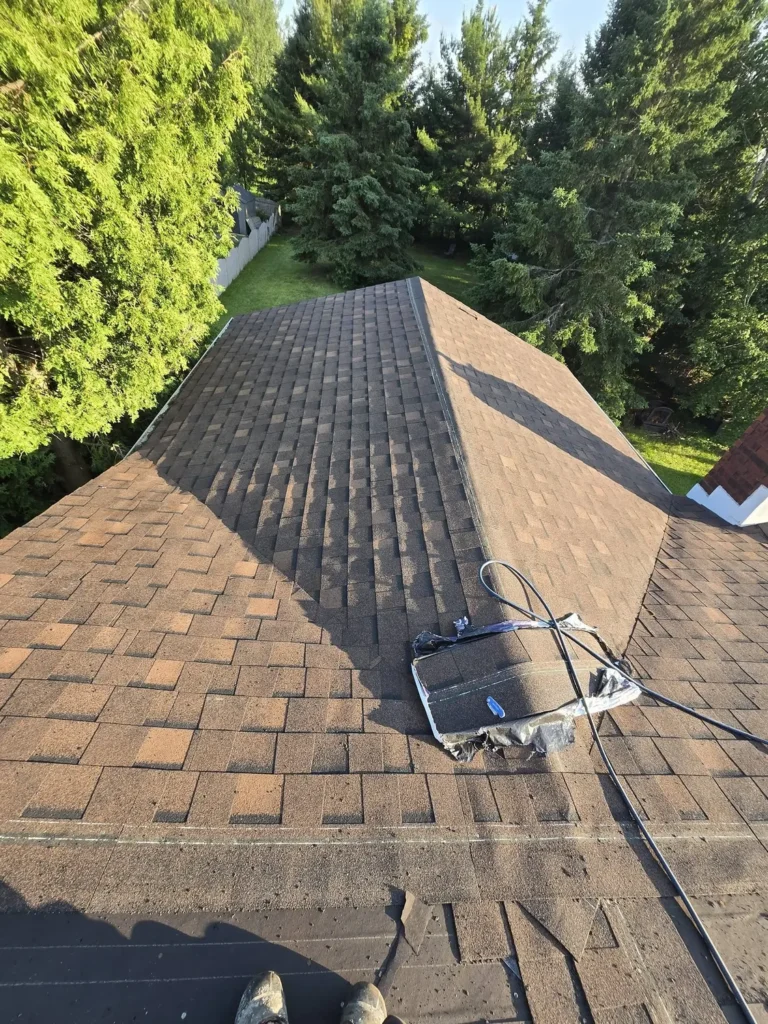 Dawson's Roof Replacement project photography in Greater Sudbury