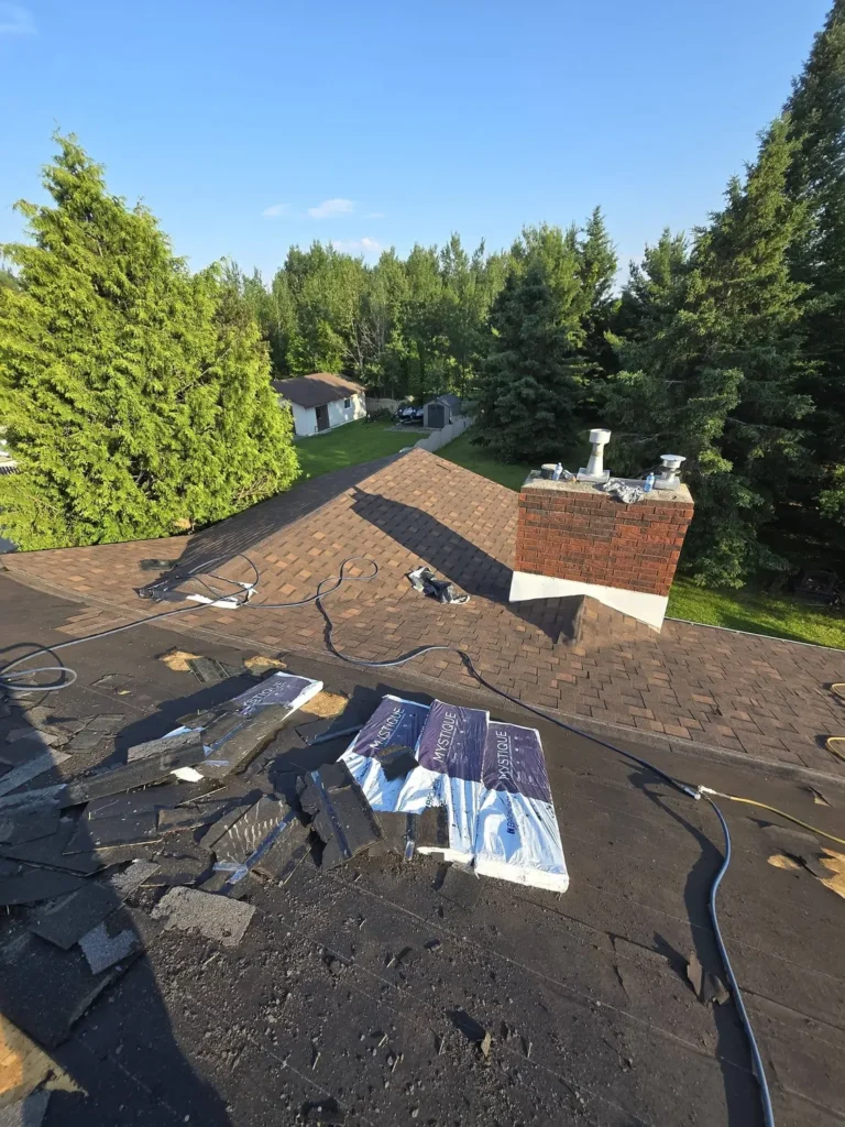 Dawson's Roofing project photography in Greater Sudbury